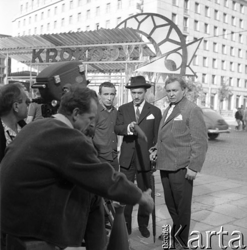 Wrzesień 1961, Warszawa, Polska. 
Plan filmu 