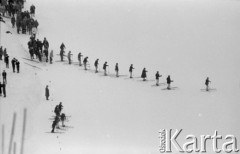 18-27.02.1962, Zakopane, Polska. 
Górale na nartach.
Fot. Romuald Broniarek/KARTA