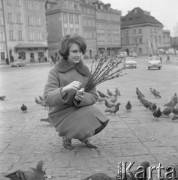 Marzec 1962, Warszawa, Polska.
Sesja fotograficzna na okładkę tygodnika 