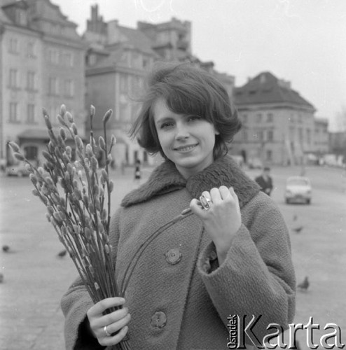 Marzec 1962, Warszawa, Polska.
Sesja fotograficzna na okładkę tygodnika 