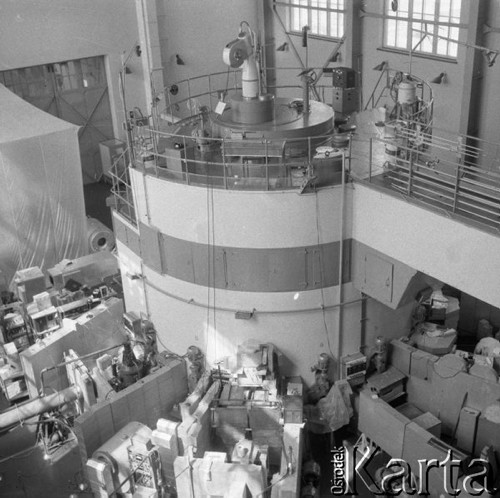 Maj 1962, Otwock-Świerk, Polska.
Reaktor jądrowy w Instytucie Badań Jądrowych.
Fot. Romuald Broniarek/KARTA