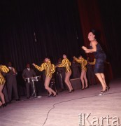 Wrzesień 1965, Warszawa, Polska.
Występ zespołu tanecznego z Kuby. 
Fot. Romuald Broniarek/KARTA