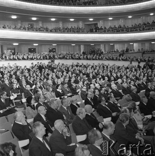 7-9.10.1966, Warszawa, Polska.
Obrady III Kongresu Kultury Polskiej.
Fot. Romuald Broniarek/KARTA