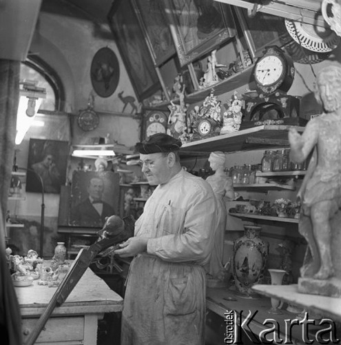 Październik 1966, Warszawa, Polska.
Mistrz Gracjan Lepianko w 