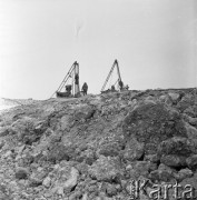 Luty 1967, Tarnobrzeg, Polska. 
Odkrywkowa kopalnia siarki.
Fot. Romuald Broniarek/KARTA