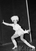 Wrzesień 1967, Berlin, Niemiecka Republika Demokratyczna (NRD)
Solistka teatru rewiowego Friedrichstadt-Palast.
Fot. Romuald Broniarek/KARTA