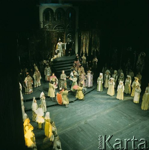 1968, Łódź, Polska.
Teatr Wielki, opera 