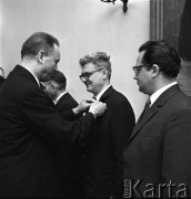 1968, Warszawa, Polska.
Nadawanie odznaczeń w związku z jubileuszem tygodnika 