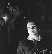 1968, Warszawa, Polska.
Jerzy Kozakiewicz na scenie Teatru Klasycznego, występujący w przedstawieniu 