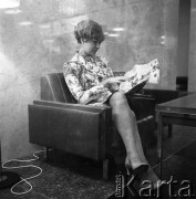 1970, Berlin, NRD.
Piosenkarka Edyta Piecha. 
Fot. Romuald Broniarek, zbiory Ośrodka KARTA