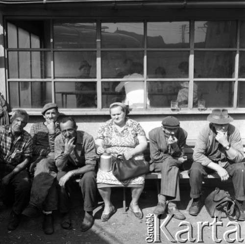 1970, Czechosłowacja.
Osoby.
Fot. Romuald Broniarek, zbiory Ośrodka KARTA