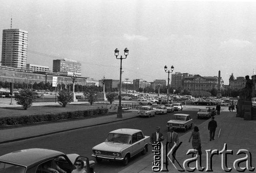 1971, Warszawa, Polska.
Plac Defilad.
Fot. Romuald Broniarek, zbiory Ośrodka KARTA