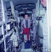 1971, Warszawa, Polska.
Radziecki samolot pasażerski Tu-144 w porcie lotniczym Warszawa-Okęcie.
Fot. Romuald Broniarek, zbiory Ośrodka KARTA