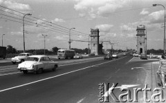 1971, Warszawa, Polska.
Most Poniatowskiego.
Fot. Romuald Broniarek, zbiory Ośrodka KARTA