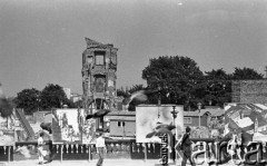 1971, Warszawa, Polska.
Teren odbudowy Zamku Królewskiego.
Fot. Romuald Broniarek, zbiory Ośrodka KARTA