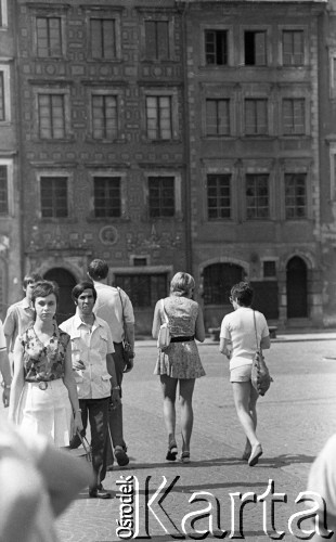 1971, Warszawa, Polska.
Rynek Starego Miasta.
Fot. Romuald Broniarek, zbiory Ośrodka KARTA