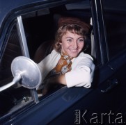 1971, Polska.
Aktorka Ilona Kuśmierska.
Fot. Romuald Broniarek, zbiory Ośrodka KARTA