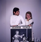 1971, Polska.
Aktorzy Ilona Kuśmierska i Janusz Grzegdala grający w spektaklu 