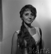 1971, Kraków, Polska.
Aktorka Hanna Halcewicz grająca w spektaklu 