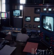 1971, Polska.
Telewizja.
Fot. Romuald Broniarek, zbiory Ośrodka KARTA