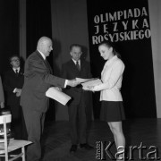 1972, Polska.
Finał Olimpiady Języka Rosyjskiego.
Fot. Romuald Broniarek, zbiory Ośrodka KARTA