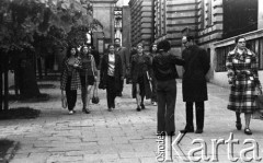 1972, Warszawa, Polska.
Kampus Główny Uniwersytetu Warszawskiego na Krakowskim Przedmieściu. 
Fot. Romuald Broniarek, zbiory Ośrodka KARTA