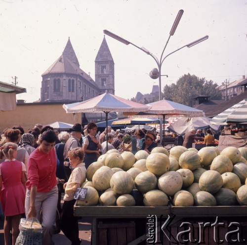 1972, Budapeszt, Węgry.
Targ.
Fot. Romuald Broniarek, zbiory Ośrodka KARTA