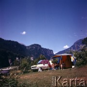 1972, Alpy Lepontyńskie, Szwajcaria.
Przełęcz Świętego Gotarda.
Fot. Romuald Broniarek, zbiory Ośrodka KARTA