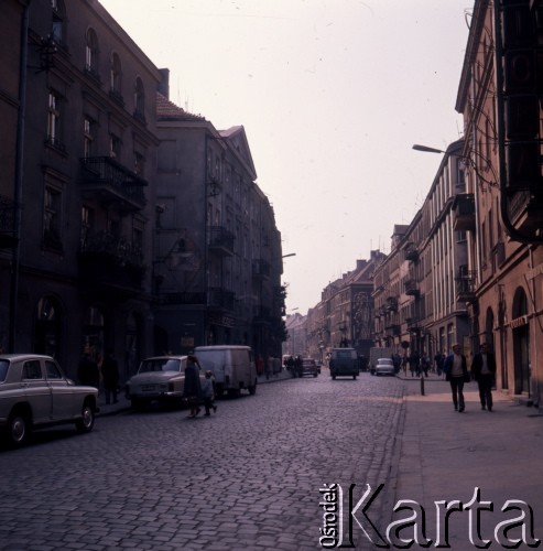 1972, Kalisz, Polska.
Ulica Zamkowa.
Fot. Romuald Broniarek, zbiory Ośrodka KARTA