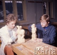 1972, Zakopane, Polska.
Państwowe Liceum Technik Plastycznych. 
Fot. Romuald Broniarek, zbiory Ośrodka KARTA
