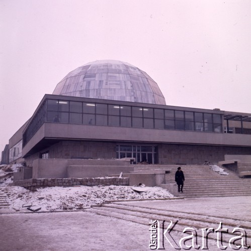 1973, Olsztyn, Polska.
Planetarium.
Fot. Romuald Broniarek, zbiory Ośrodka KARTA