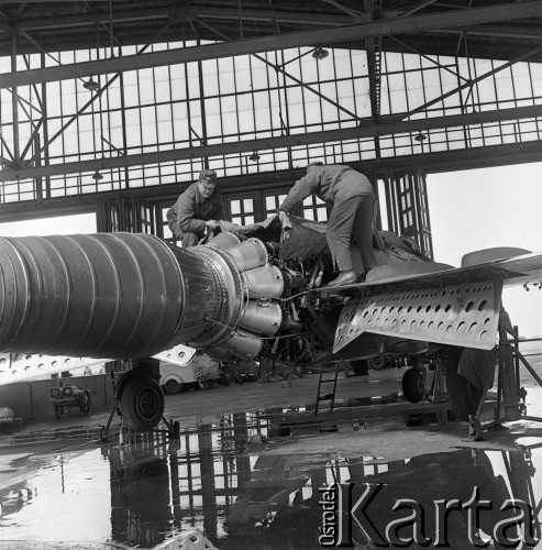 1973, Poznań, Polska.
62 Pułk Lotnictwa Myśliwskiego im. Powstańców Wielkopolskich.
Fot. Romuald Broniarek, zbiory Ośrodka KARTA