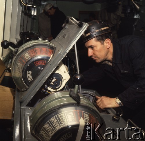 1973, Gdańsk, Polska.
Stocznia Gdańska im. Lenina.
Fot. Romuald Broniarek, zbiory Ośrodka KARTA