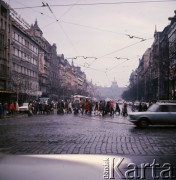 1973, Praga, Czechosłowacja.
Plac Wacława.
Fot. Romuald Broniarek, zbiory Ośrodka KARTA