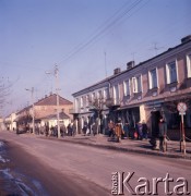 1974, Ryki, Polska.
Ulica.
Fot. Romuald Broniarek, zbiory Ośrodka KARTA