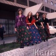 1974, Warszawa, Polska.
Pokaz mody damskiej w Hotelu Forum.
Fot. Romuald Broniarek, zbiory Ośrodka KARTA