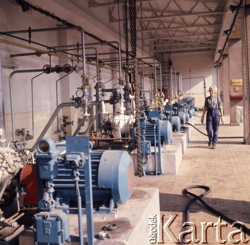 1974, Bratysława, Czechosłowacja.
Rafineria Slovnaft.
Fot. Romuald Broniarek, zbiory Ośrodka KARTA