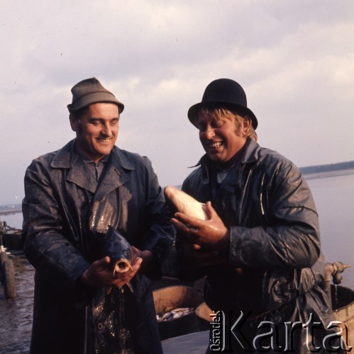 1974, Budziejowice, Czechosłowacja.
Gospodarstwo rybne.
Fot. Romuald Broniarek, zbiory Ośrodka KARTA