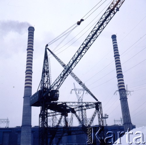 1974, Świerże Górne, Polska.
Elektrownia Kozienice.
Fot. Romuald Broniarek, zbiory Ośrodka KARTA