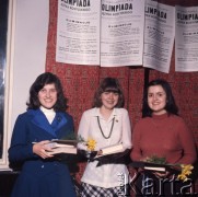 1975, Warszawa, Polska.
VI Ogólnopolska Olimpiada Języka Rosyjskiego  województwa warszawskiego.
Fot. Romuald Broniarek, zbiory Ośrodka KARTA