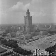 1975, Warszawa, Polska.
Plac Defilad i Pałac Kultury i Nauki.
Fot. Romuald Broniarek, zbiory Ośrodka KARTA