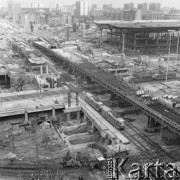 1975, Warszawa, Polska.
Budowa Dworca Centralnego.
Fot. Romuald Broniarek, zbiory Ośrodka KARTA