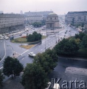 1975, Warszawa, Polska.
Plac Trzech Krzyży z kościołem Św. Aleksandra.
Fot. Romuald Broniarek, zbiory Ośrodka KARTA