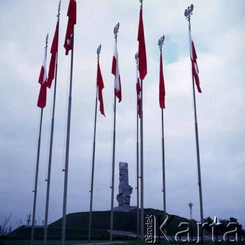1975, Gdańsk, Polska.
Pomnik Obrońców Wybrzeża na Westerplatte.
Fot. Romuald Broniarek, zbiory Ośrodka KARTA