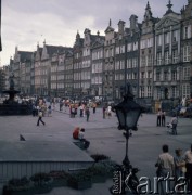 1975, Gdańsk, Polska.
Długi Targ z Fontanną Neptuna.
Fot. Romuald Broniarek, zbiory Ośrodka KARTA
