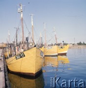 1975, Jastarnia, Polska.
Port morski.
Fot. Romuald Broniarek, zbiory Ośrodka KARTA
