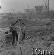 1975, Dąbrowa Górnicza, Polska.
Budowa Huty Katowice.
Fot. Romuald Broniarek, zbiory Ośrodka KARTA
