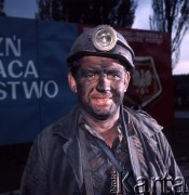 1975, Mysłowice, Polska.
Kopalnia Węgla Kamiennego im. Lenina w Wesołej.
Fot. Romuald Broniarek, zbiory Ośrodka KARTA