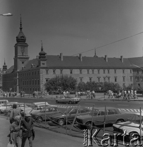 1979, Warszawa, Polska.
Plac Zamkowy.
Fot. Romuald Broniarek, zbiory Ośrodka KARTA