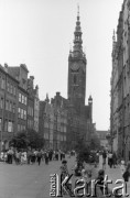1981, Gdańsk, Polska.
Ulica Długa i Ratusz Głównego Miasta.
Fot. Romuald Broniarek, zbiory Ośrodka KARTA